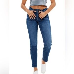 American Eagle Outfitters Women's Dark Blue Skinny Jeans